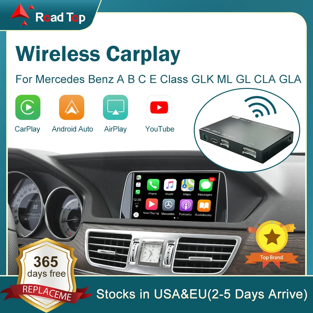 Wireless CarPlay for Mercedes Benz A Class W176 B W246 CLA GLA C CLass