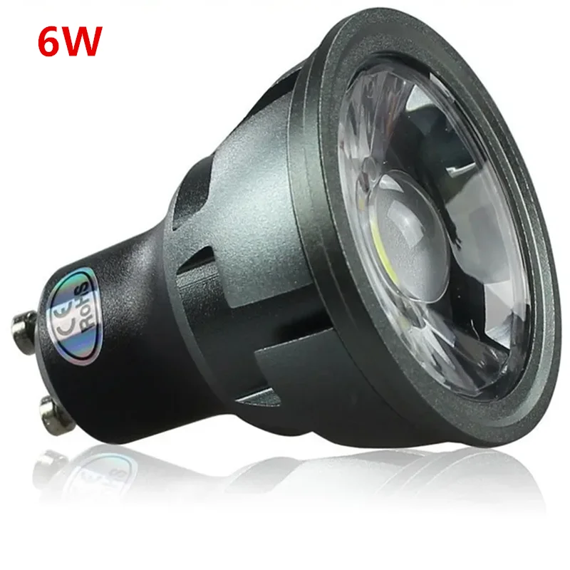 1-10X New arrivel GU10 COB dimmable 6W 9W 12W 12V 85~265V GU10 LED Bulbs Spotlight S7c72c832ad00403b813398a92b43ad446