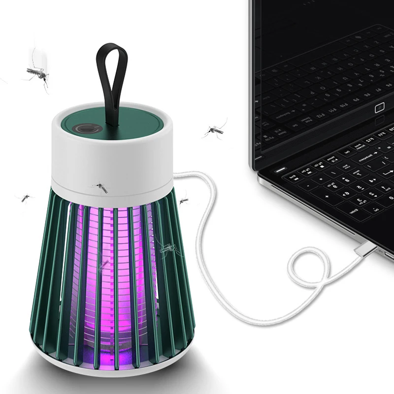 Usb Elettrico Mosquito Killer Lamp Ricaricabile Anti Moustique Lampe Anti Zanzare Insetto Muqing Fly Trap Repellente Mata Schiava
