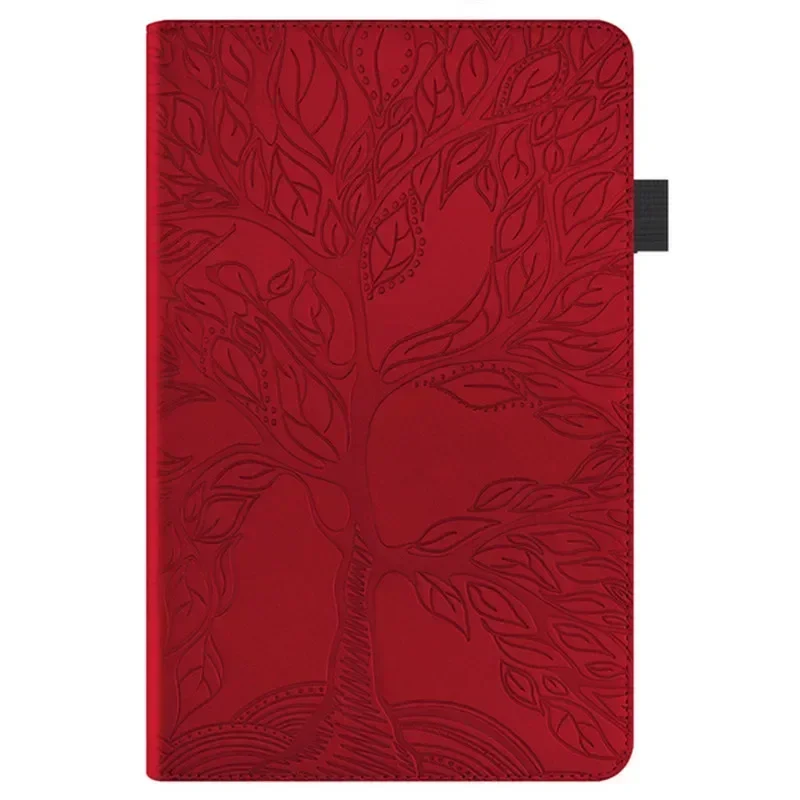 Embossed PU Leather Protective Tablet Cover & Stylus