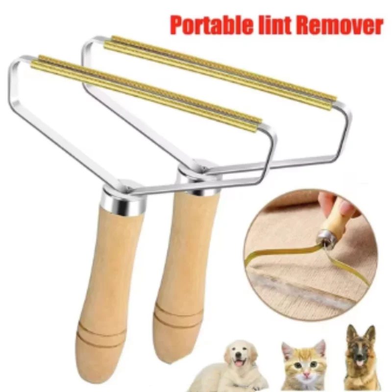 Portable Manual Pet Hair Remover Brush Lint Shaver Scraper Cleaning Tool for Carpet Wool Coat Clothes Lint Pellet Removal