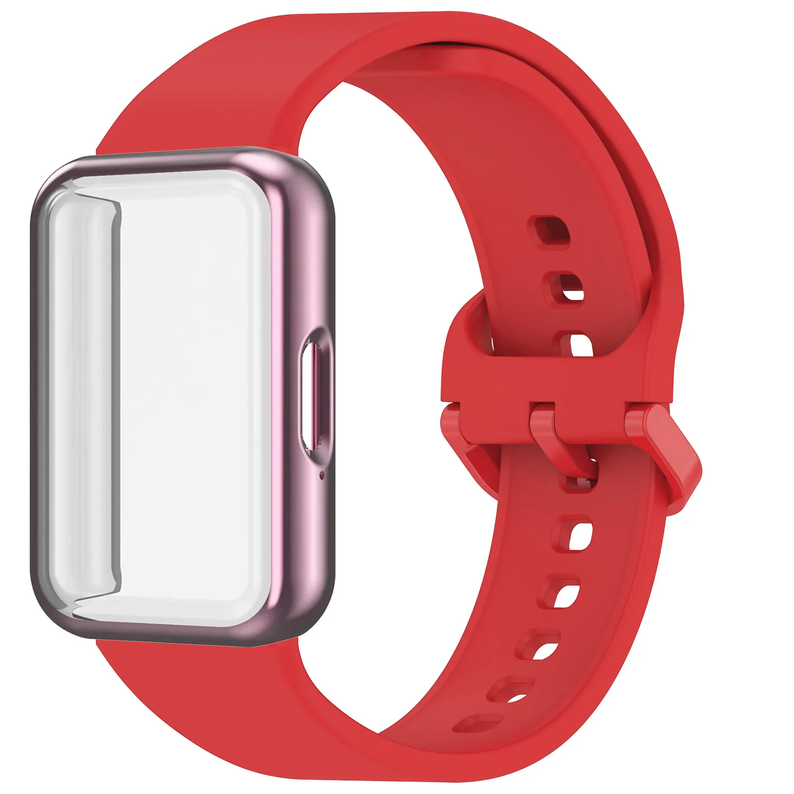 Silicone Strap and Protective Case Kit for Fitness Band Accessories