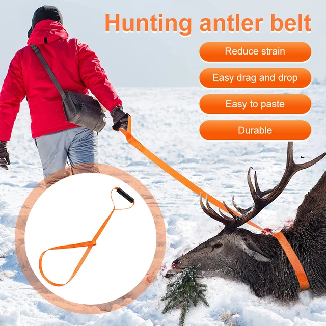 Deer Tow Rope Heavy Duty Drag Deer Deer Puller Antler Harness Long