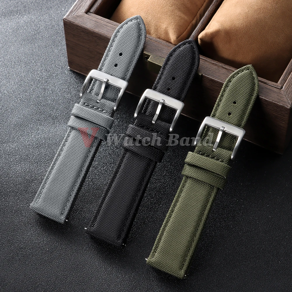 Nylon Quick Release Canvas Watch Strap - Universal Replacement