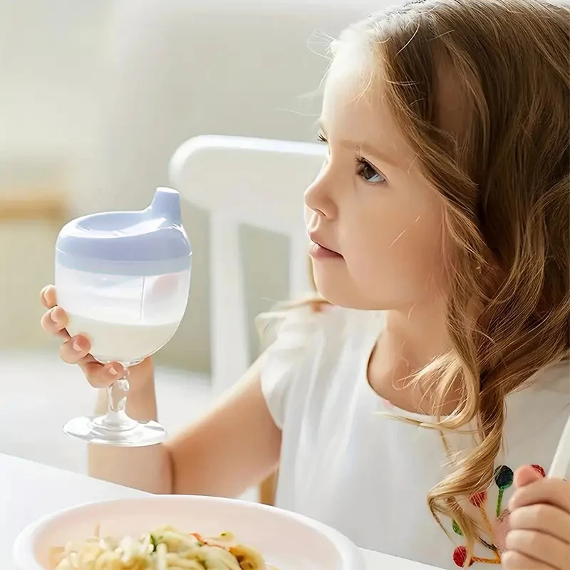 Baby Feeding Utensils Duckbill Cup Duckbill cup for 6 months and up 150ml children's goblet juice and milk cup inverted non-leakage drinking cup training