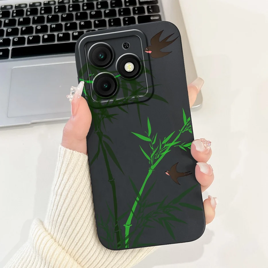 Cute Fashion Cartoon Soft TPU Phone Case - Stylish Protective Back Cover Bumper