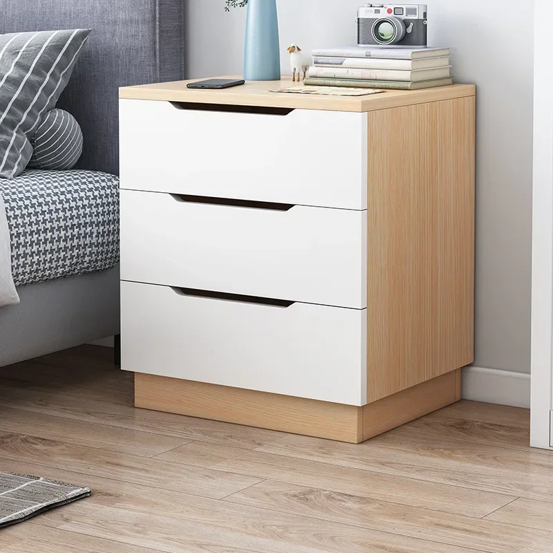 

HOOKI Official Nightstands Bedside Table Simple Modern Rack Mini Storage Cabinet Small Locker Simple Home Bedroom Bedsid