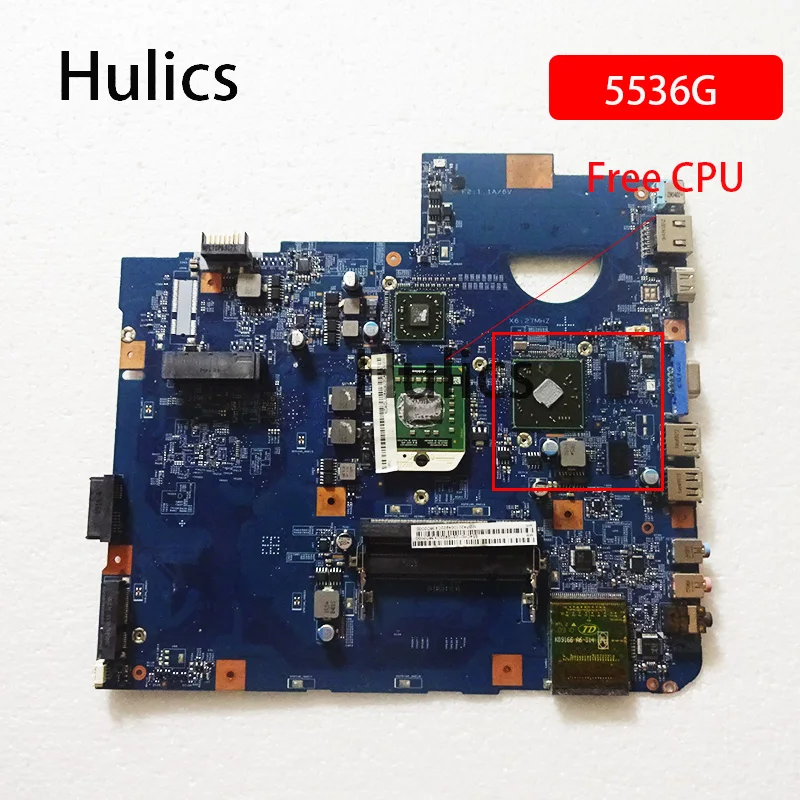 

Материнская плата Hulics б/у 48.4CH01.021 для ноутбука Acer Aspire 5536 5536G, системная плата DDR2 08252-2