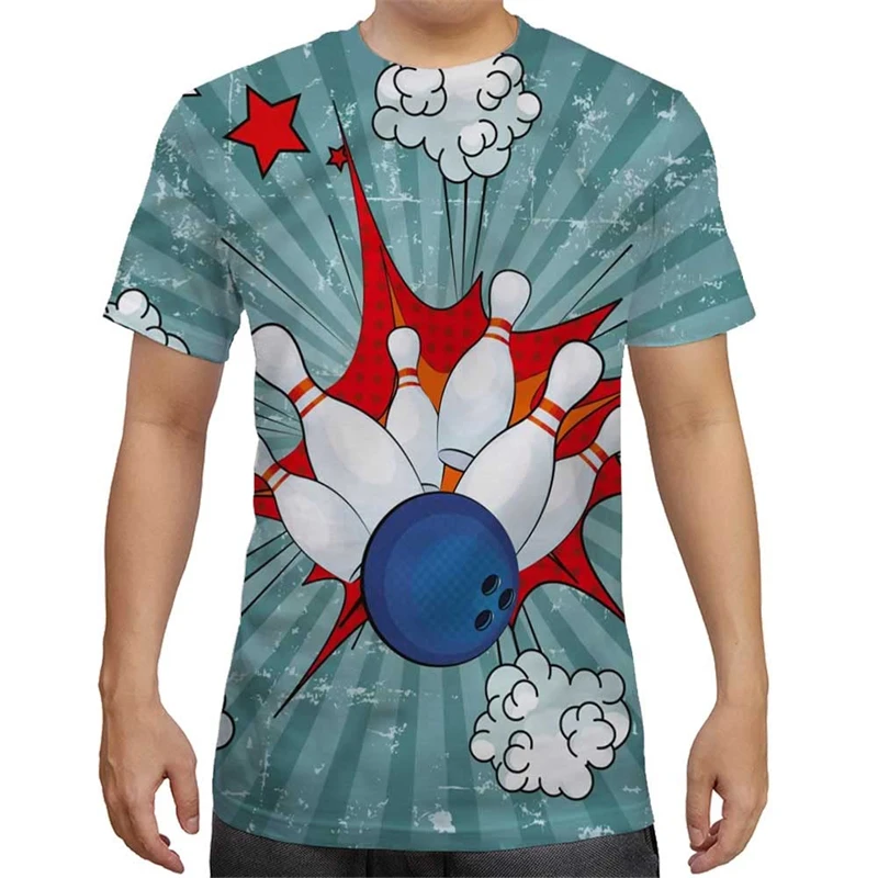 

New Baseball 3D Printed Men's T Shirts Summer Fashion Streetwear Sporty Oversize Short Sleeve Tee Cool Women Kids Tops Clothes