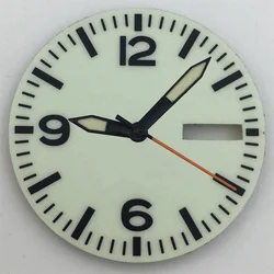 29mm Black and White Full Luminous Dial with Green Luminescence - NH36 (NH36  6)