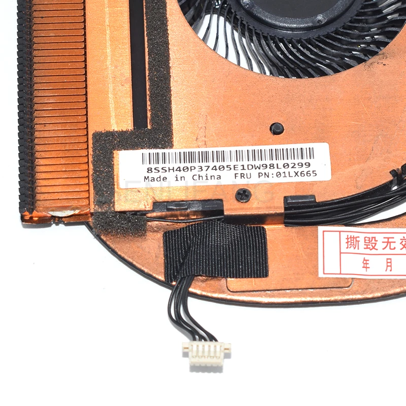 cpu cooler dissipador de calor ventilador 01lx665 01lx666 dc5v 0.45a