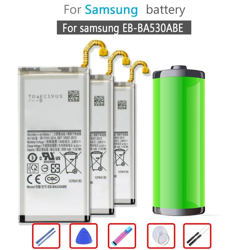 

Аккумулятор для Samsung Galaxy A8 2018 (A530) A530 SM-A530F EB BA530ABE, сменные батареи для телефона