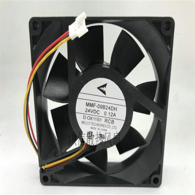 MMF-09D24TS ( 24V DC 3 WIRE SIZE 92X92X25MM) MELCO TECHNOREX COOLING FAN at  ₹ 1400/piece in New Delhi 9025 MMF-09B24DH-RCB 24V 0.12A 9CM 3 線式インバーター冷却ファン