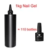 MSHARE 1kg /500g Non Wipe Top Coat Gel Polish Without Sticky Layer Shinning Soak Off No Cleaning Refill Package Big Volume 5