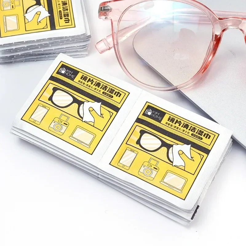 Anti-Mist Reiniger Natte Doekjes Wegwerp Brillen Reiniging Lensdoeken Onafhankelijke Verpakking Scherm Glazen Reinigingsgereedschap