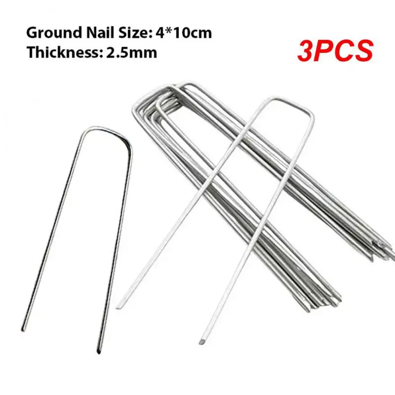 

3 шт., металлические наземные крючки для палатки, 10/15/20 см