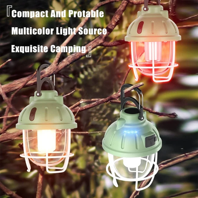 LED Camping Lantern Rechargeable Vintage LED Lanterns Waterproof Emergency  Lights for Outdoor Tent Hiking Power Outage Hurricane - AliExpress