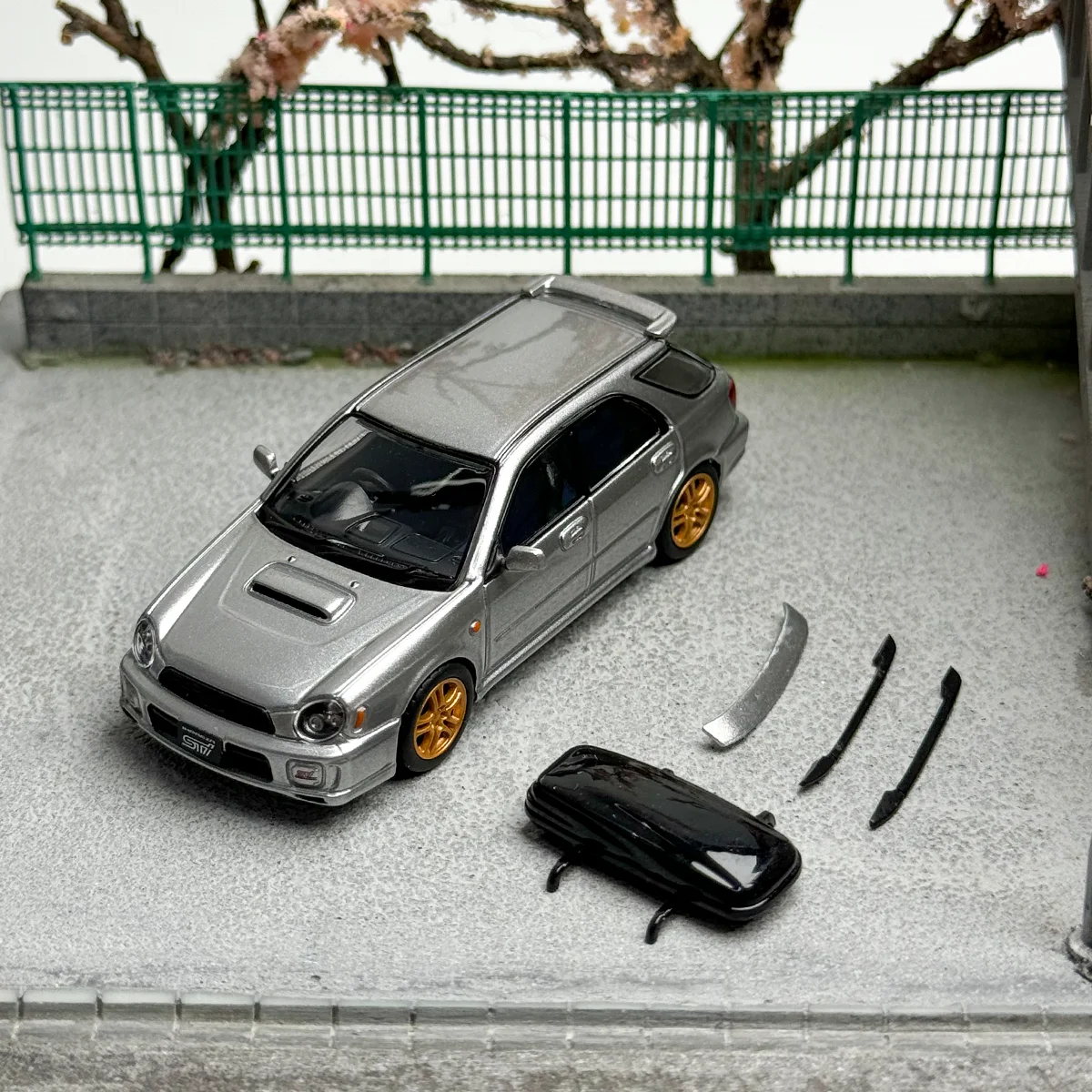 Furuya 다이캐스트 모델 자동차, Impreza WRX 7, STi, 1:64