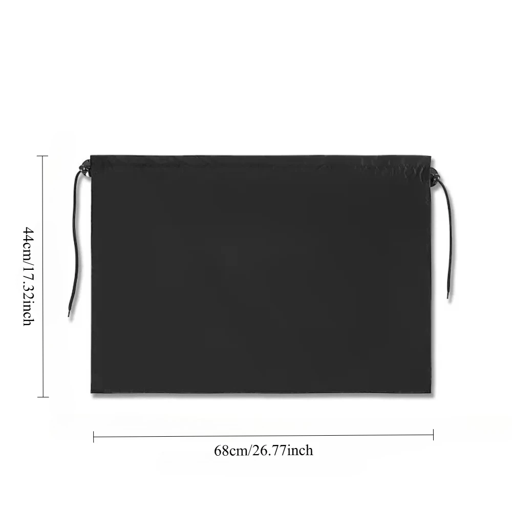 1PC Black Suction Cup Car Sunshade Curtain UV Protection Side Window Cover for Baby Kids Universal Fit for Summer Use