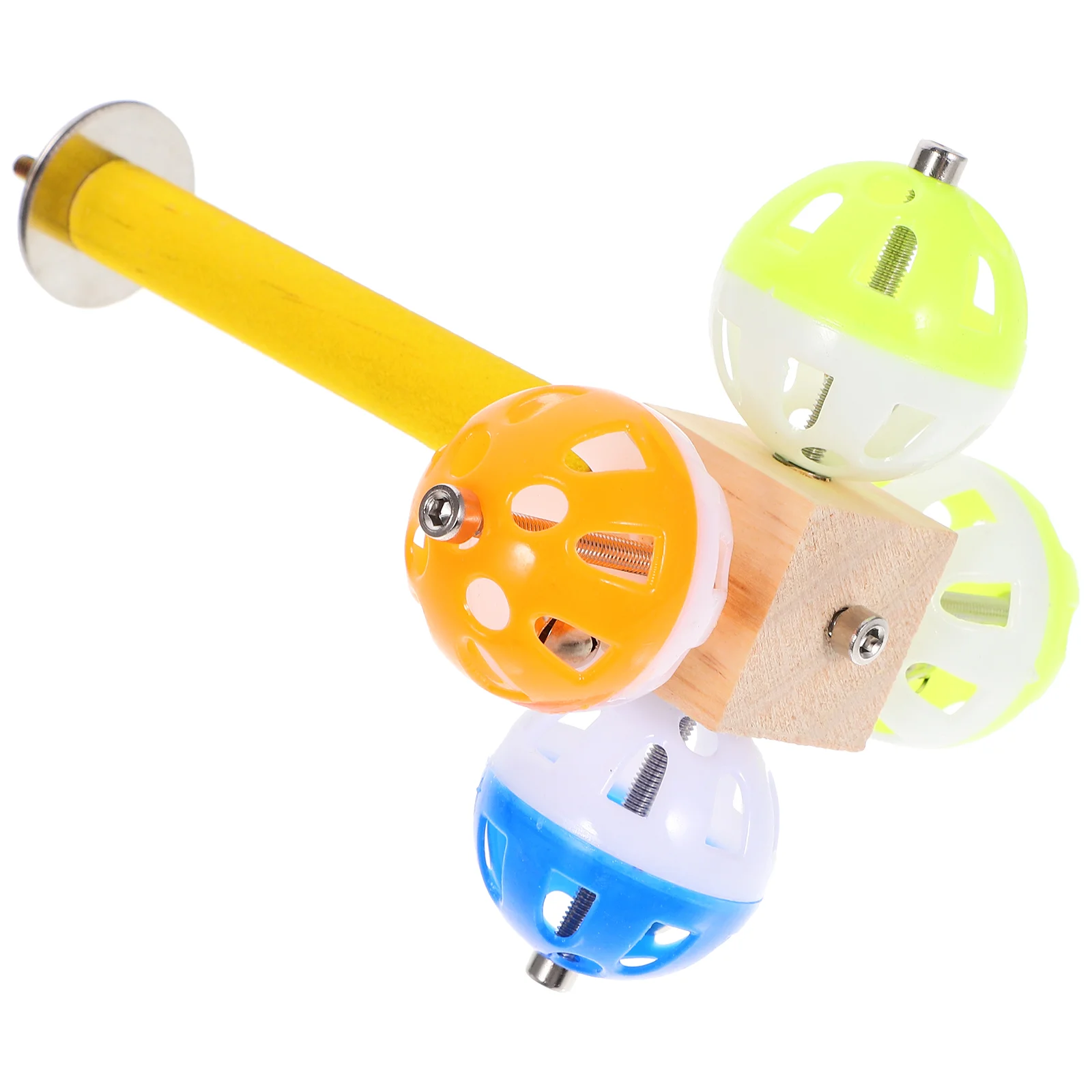 

Parrot Pole Toy Bird Cage Accessories Puzzle Toys for Parakeets Wooden Training