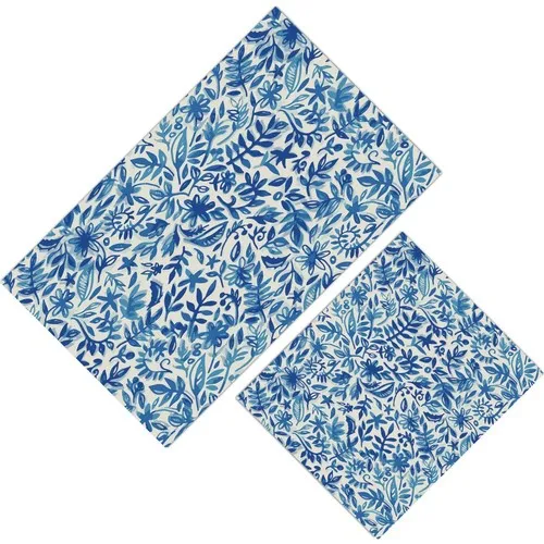 Cici Design Blue Leaves Are Juicy Paint Theme Closet Muslimah