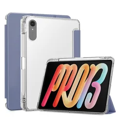 Magnetic Trifold Stand Case for Xiaoxin Pad Pro GT13 (Lavender)