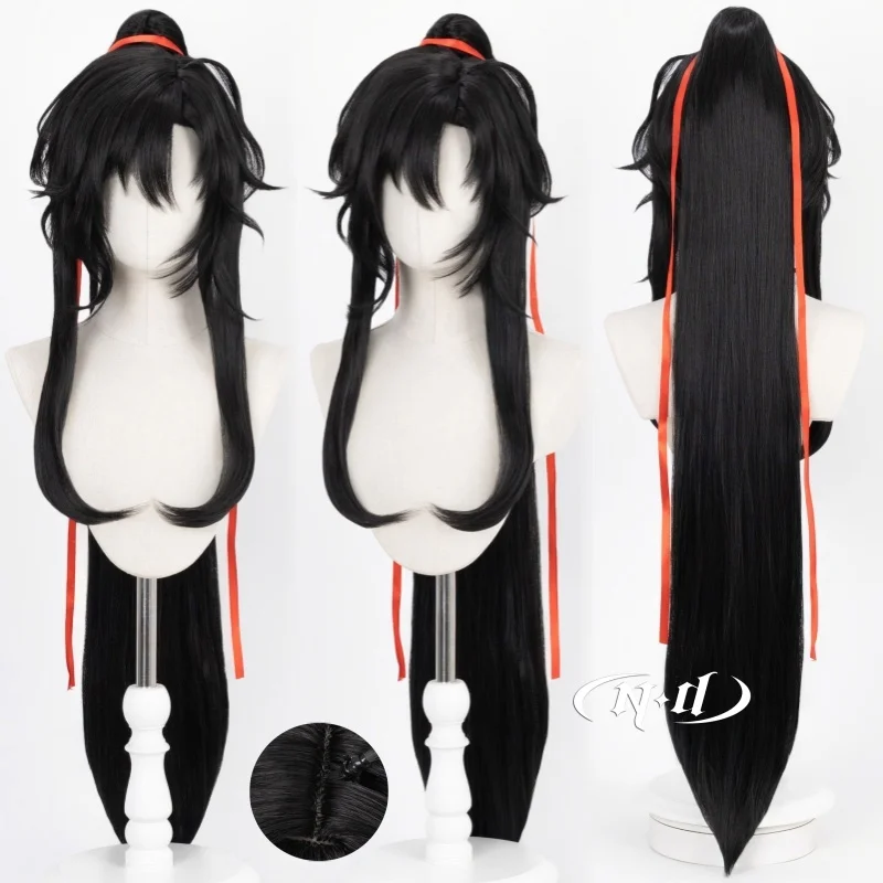 ND Wei Wuxian Cosplay perruques postiche grand maître de la culture démoniaque Cosplay cheveux perruques pour Halloween Costume fête à thème