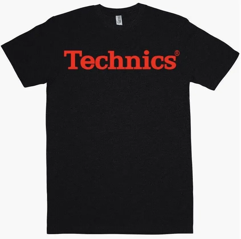 Technics Logo T Shirt Dj 1200 Giradischi Musica Vari Colori Dimensioni M-2Xl
