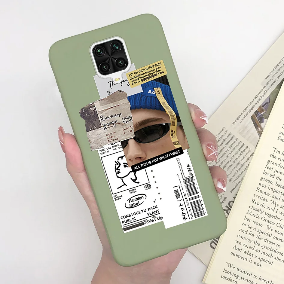 Matte Cute Girl Avocado Soft Silicone Phone Case – Green Bumper Cover