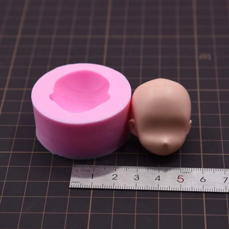 Clay Plasticine Mold Cute Face Mold Ultra Light Soft Ceramic Fondant