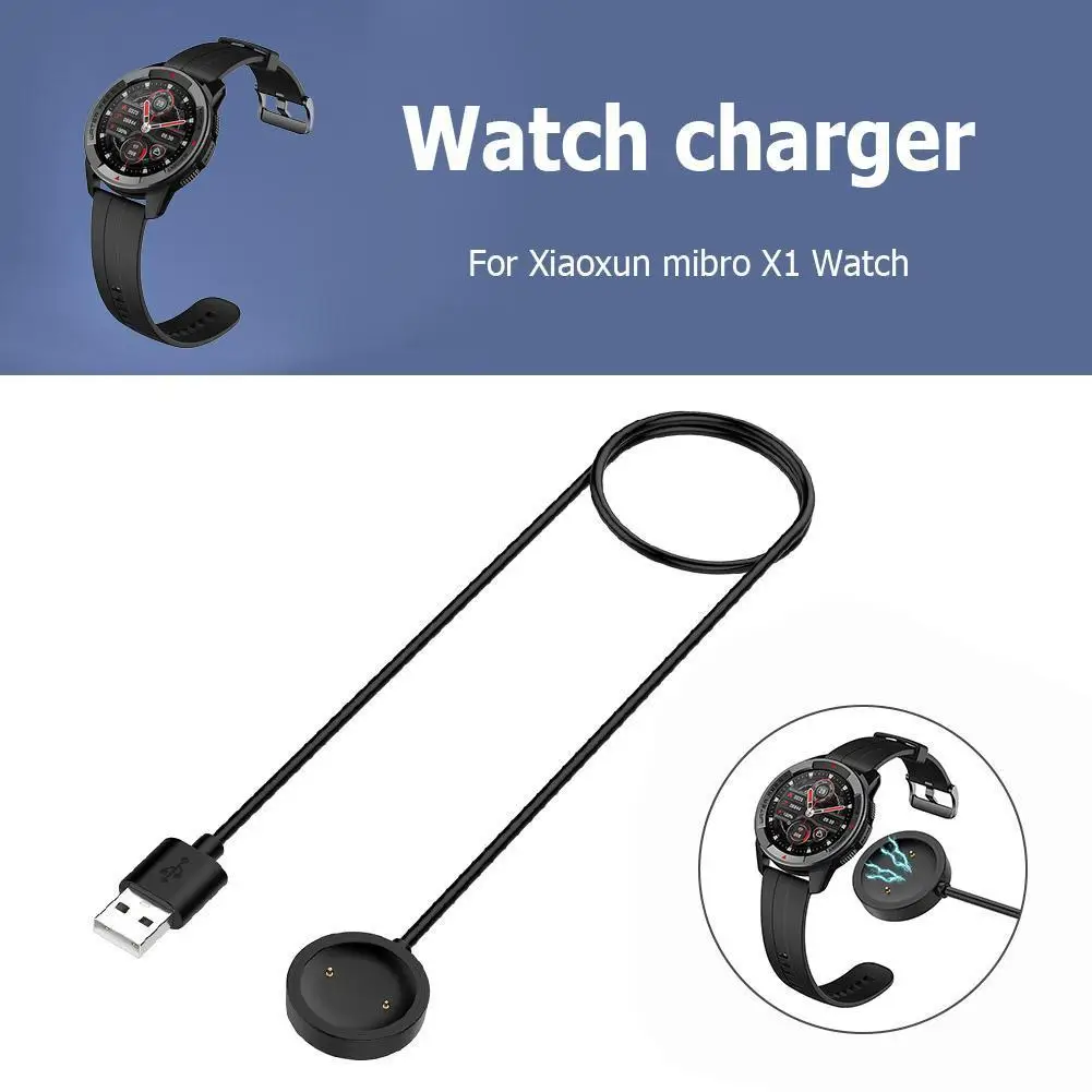USB Magnetic Charging Cable 5V 500MA Charger Cable 1M Charger Cradle Dock Stand Cable for Mibro X1/Mibro Color/Mibro Lite