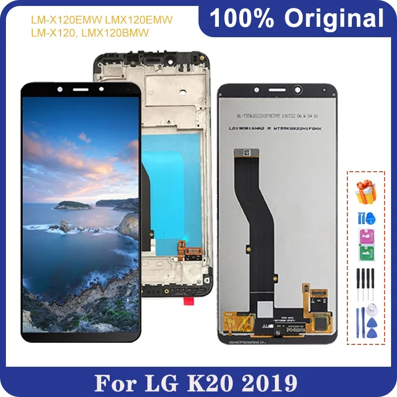 

100% Original Frame Lcd For LG K20 2019 Lcd Display Touch Screen Digitizer For Lg K8 Plus Lm-x120 Lmx120emw LCD Screen