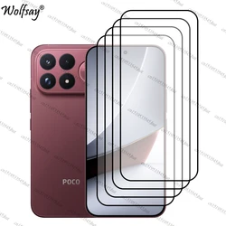 Premium Full Cover Tempered Glass Screen & Camera Protector for Poco F9 Pro (4 Front Glass)
