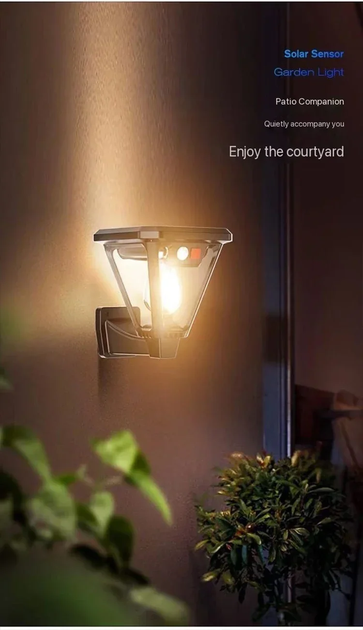 Description Picture 6 of item2IN1 Outdoor Solar Camping Wall Lamps Lawn Lamps Floor Lamp LED Induction Lamps Garden Landscape Lamps Decorative Tungsten Lamp