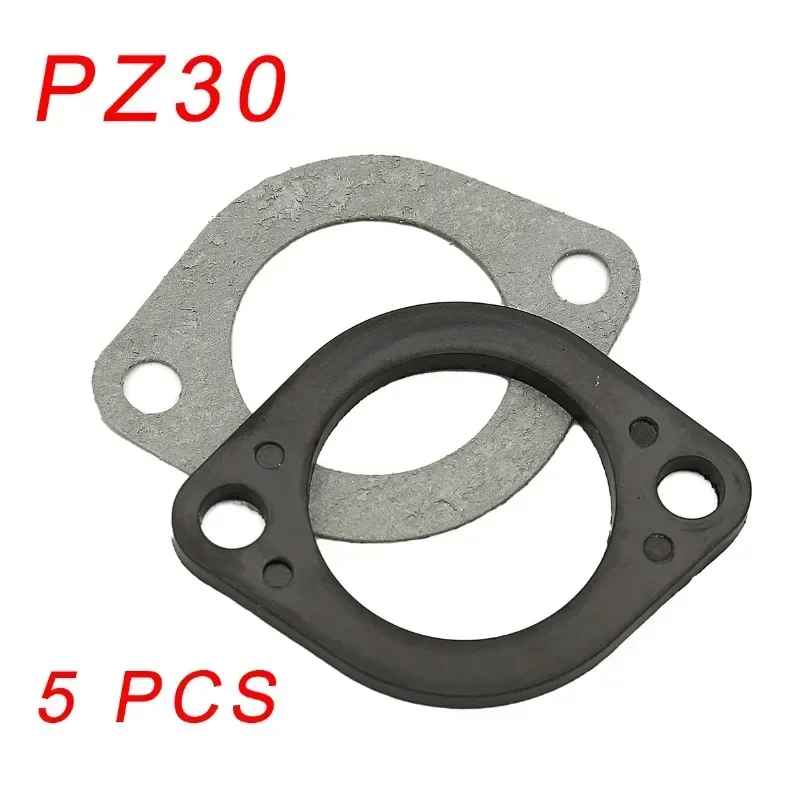 

5 Set PZ30 Carburetor Intake Manifold Pipe Gasket Spacer Seal For Chinese 50cc 70cc Engine XR SSR KLX CRF Dirt Pit Bike