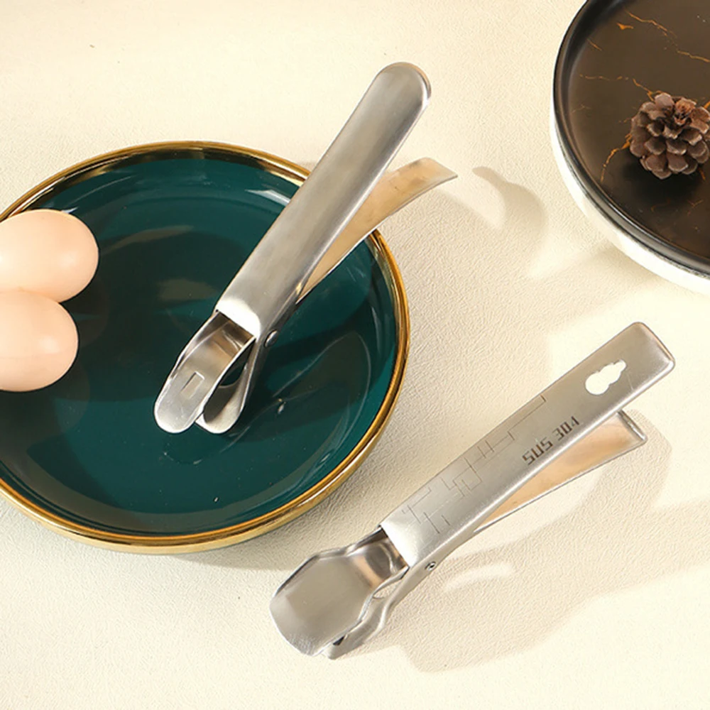 1PC Stainless Steel Anti-Ironing Bowl Clip Non-Slip Steamer Dish Clip Lifting Dish Utensils Household Kitchen Plate
