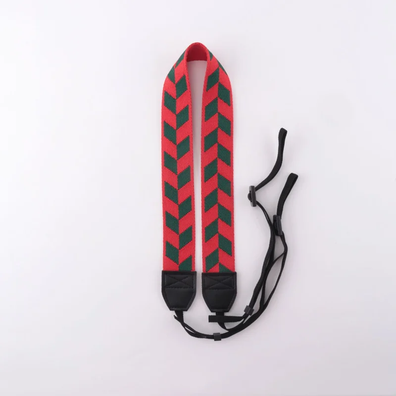 카메라 숄더 스트랩 3.8CM 넥 스트랩 조절 가능한 면/나일론 PU 가죽 카메라 숄더 넥 스트랩 벨트 DSLR 디지털 SLR용