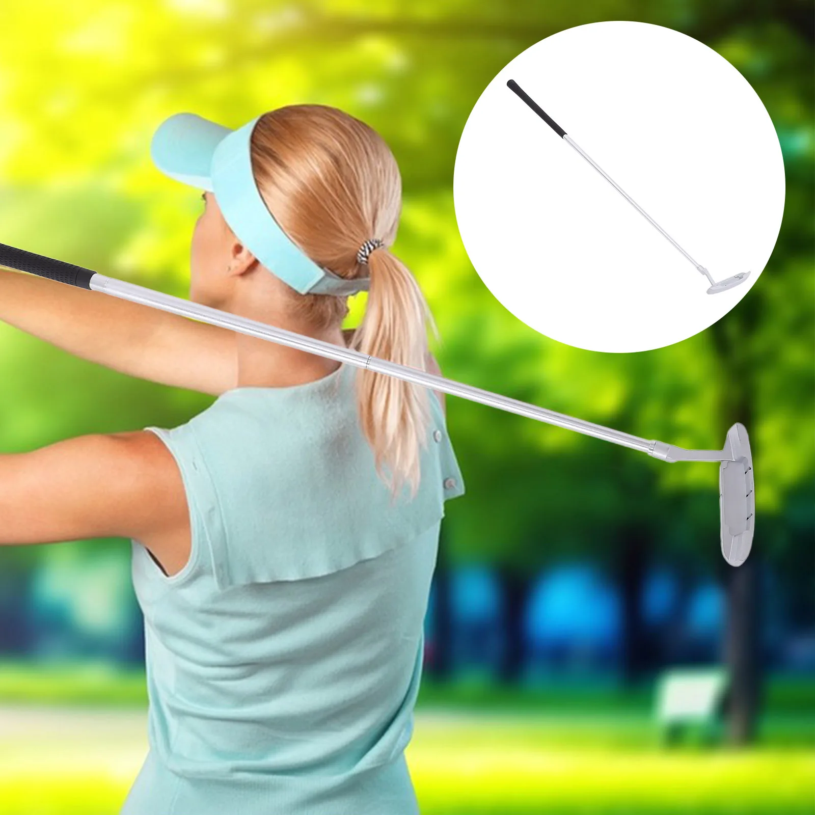 Golf Putter Golf Putter Right Hand Aluminium Alloy Golf Putter Push Rod Sports Clubs Supplies For Men Women Sand Wedge Cue Driver