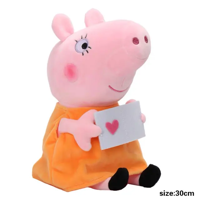 Peppa Pig Stuffed Toys, Peggy Buckle, George e outras bonecas de desenho  animado, Soft Fill, qualidade genuína, presentes de Natal, 19cm - AliExpress