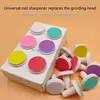 Pack of 12 Baby Nails File Electric Nails Trimmer Pad Replacement Grinding Head U6XE