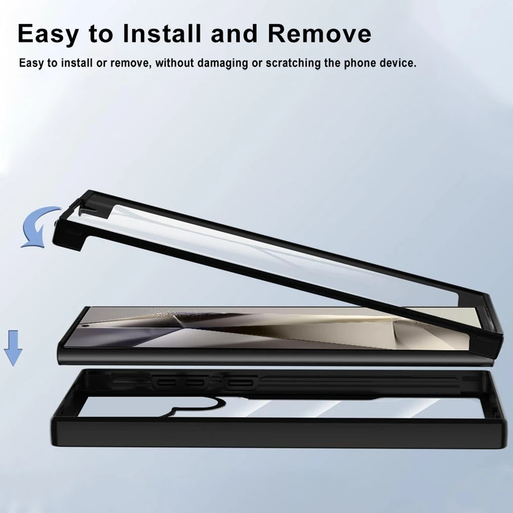 Full Protection Clear 360° Screen Case - Shockproof Bumper Cover