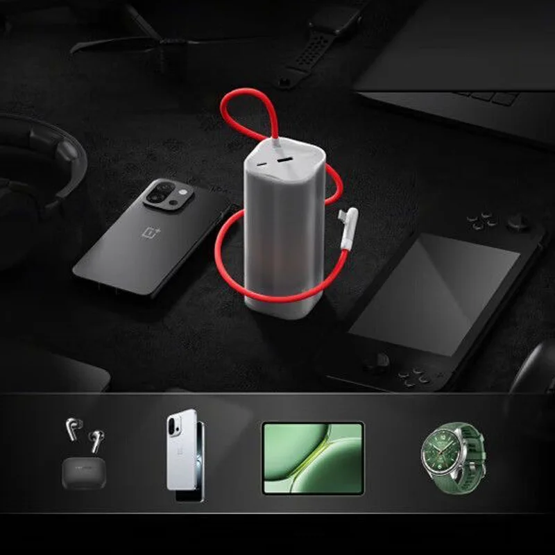 Original Power Bank For Oneplus 13 100W Super Energy Flash Charge Mobile Power Bank for Oneplus 13R 6
