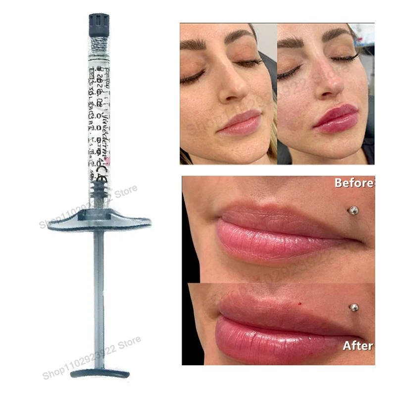 

2*1ml Anti-Wrinkle Beauty Hyaluronic Acid Lip Enhancement Water Light Repair Serum korean Anti-aging Moisturizing Essence Care