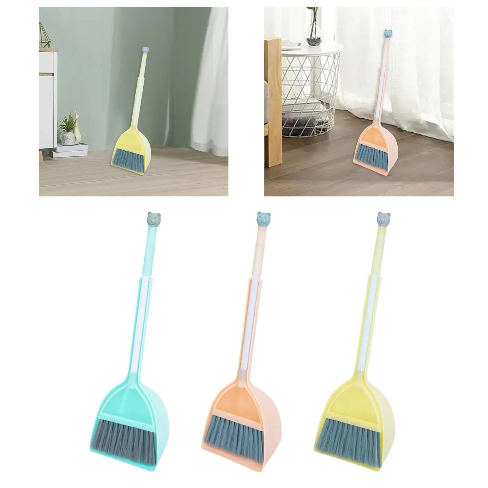 Mini Broom with Dustpan Toddlers Cleaning Toys Set for Boys Age 2~5 Mini Broom with Dustpan Toddlers Cleaning Toys Set for Boys Age 2~5