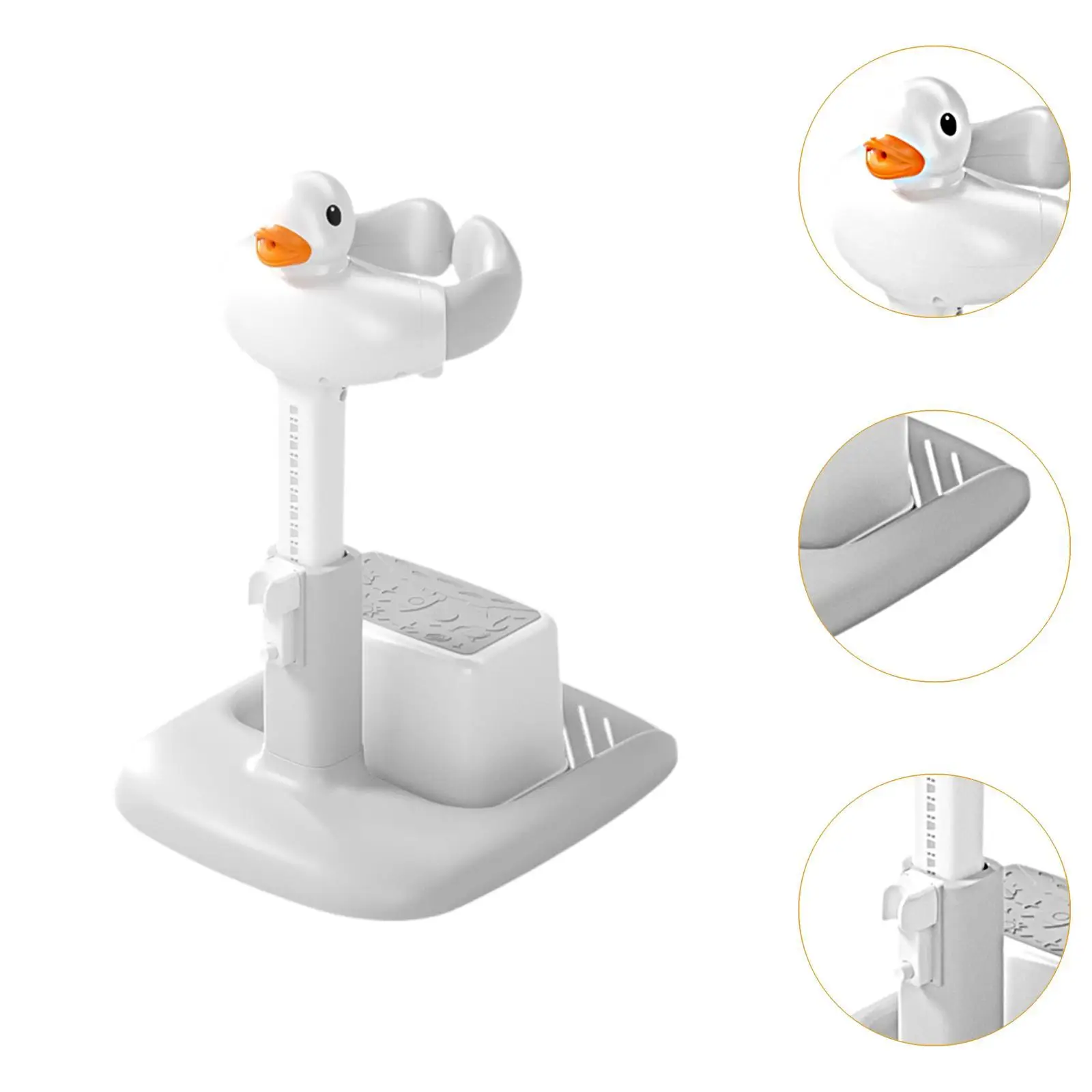 Baby Bath Support Ergonomic Stable Anti Slip Adjustable Use in Sink Tub Spine Protector Bath Rack Hug Tower with Seat for Baby