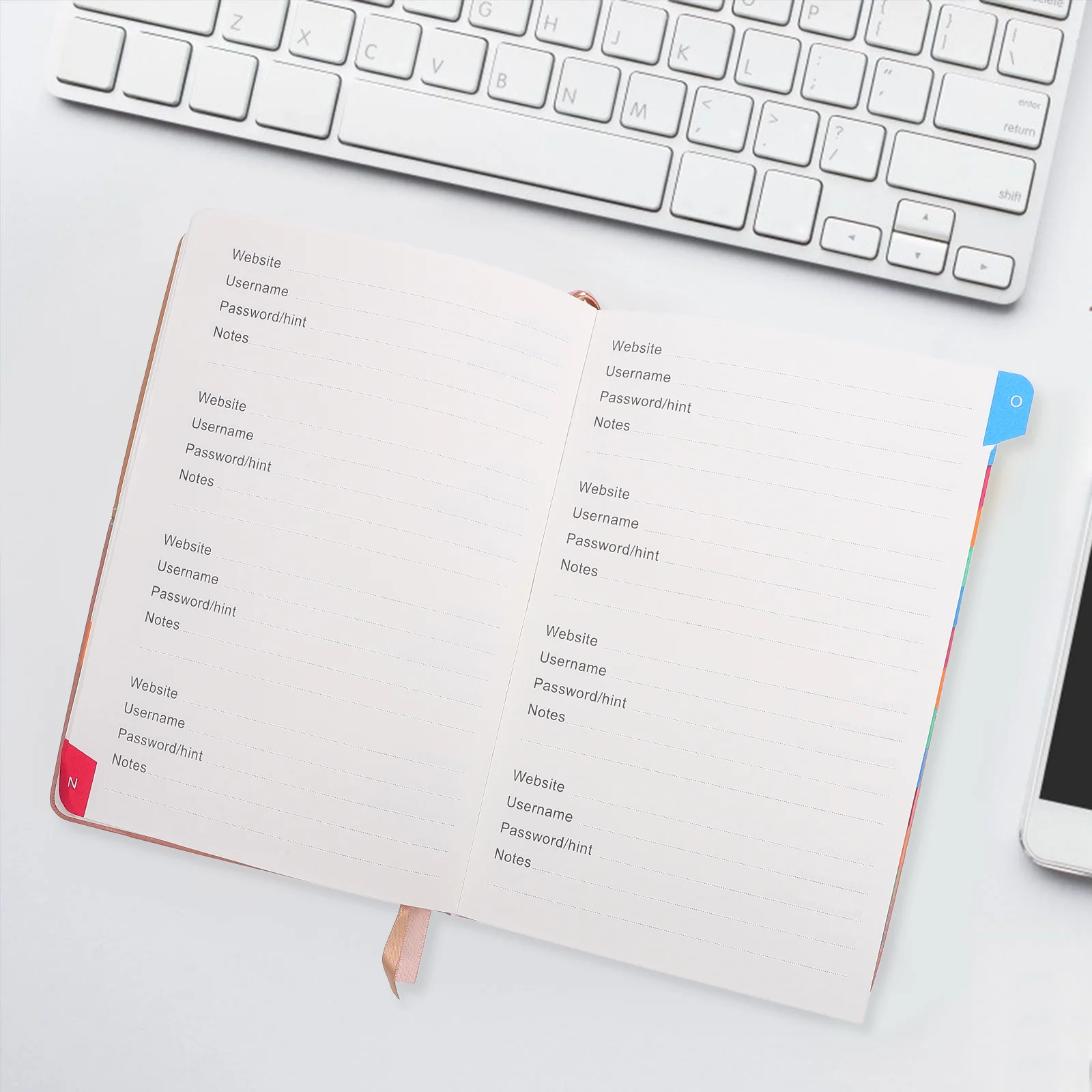 Alphabetical Code Book Email Agenda Organizer Address Keeper for Phone Numbers Portable Telephone Cell Office
