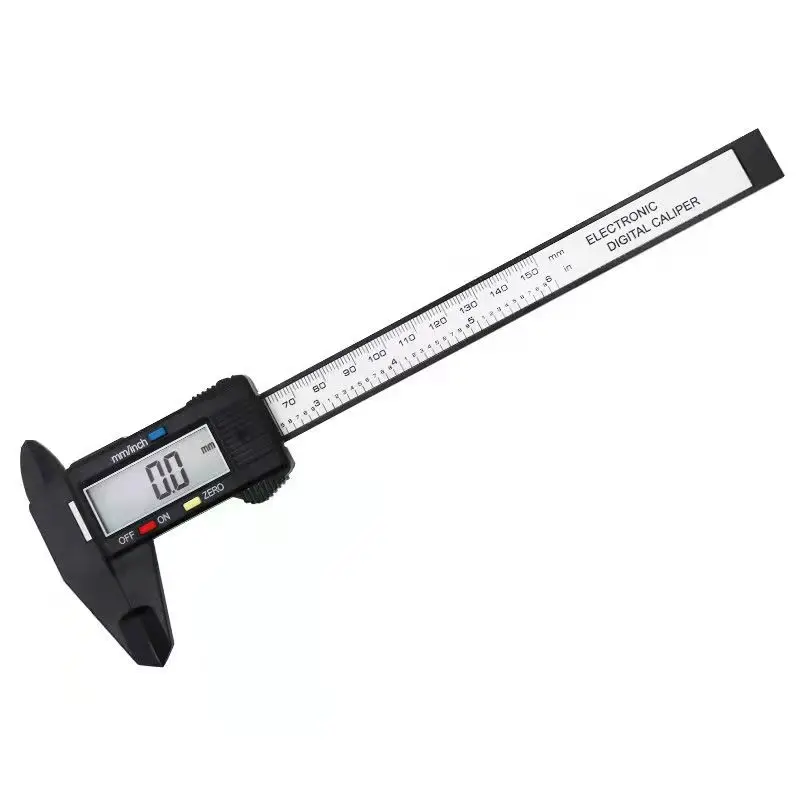 White Dial Calipers 150mm Plastic Dial Vernier Caliper Ruler Gauge