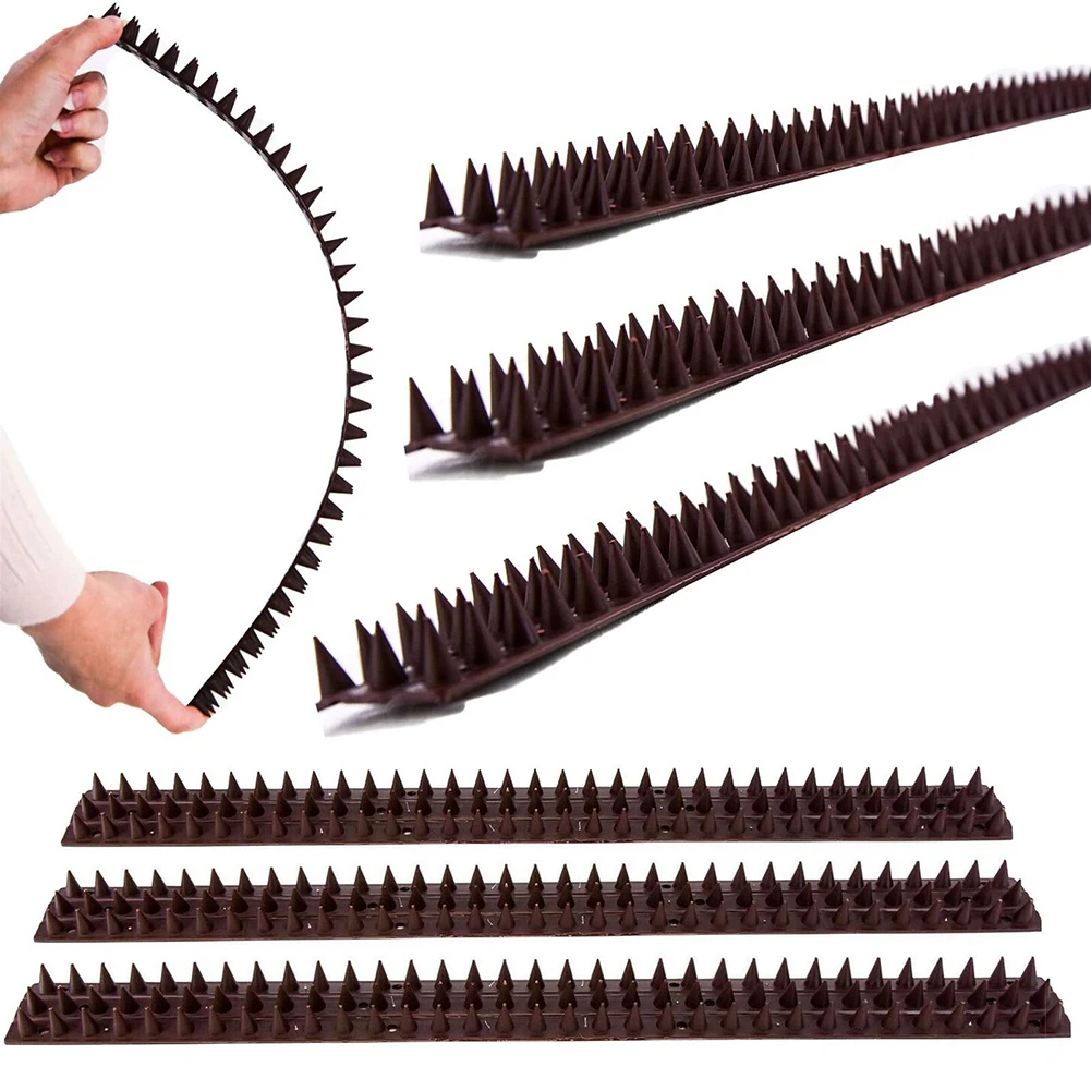 

Fence Wall Spikes Plastic Spike Defender Bird Repellent Spike Intruder Repellent Burglar Anti Cat Climb Garden Security Tool