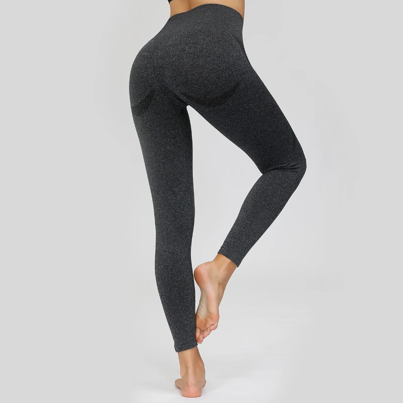 Seamless Leggings Women Speckled Soft High Waisted Workout Tights