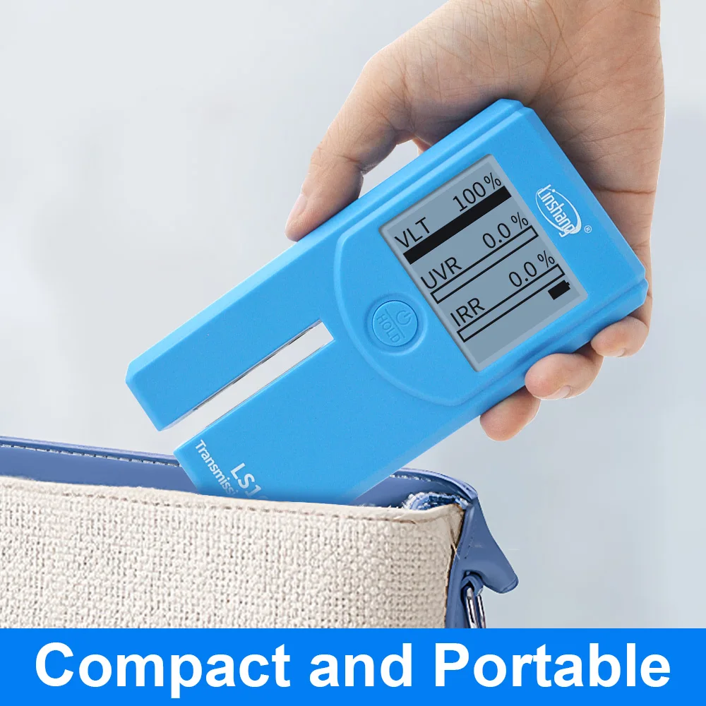 Car Window Tint Meter Solar Film Tester Vlt Transmission Meter Rotatable Screen for Automotive Window LS163 LS163A